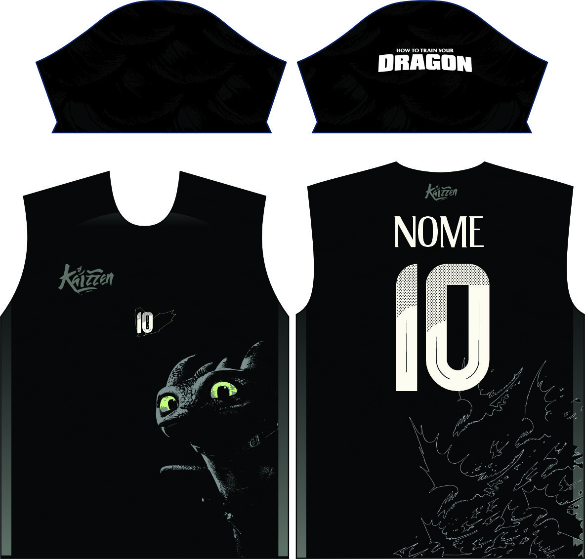 Arte vetor Interclasse camisa banguela - KAIZZEN - Imagem 2