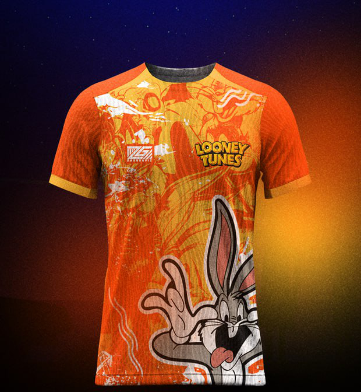 arte vetor interclasse looney tunes perna longa